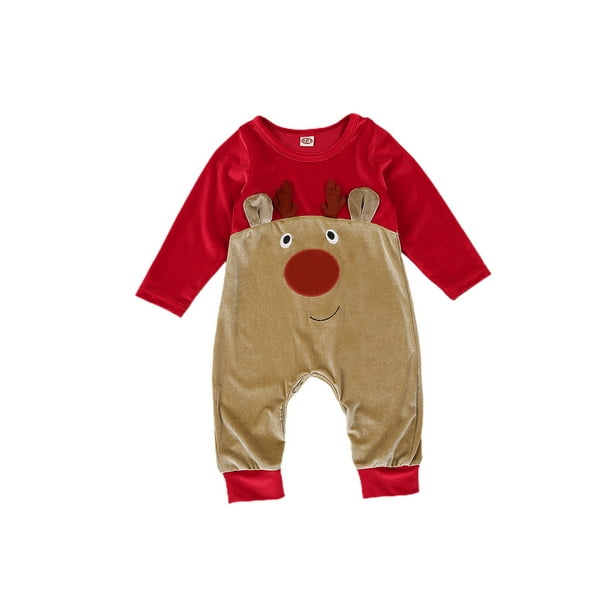 Elk-1 Unisex Solid Baby Short Sleeve Jumpsuit Outfit 0-24M Elk-1 Unisex Solid Baby Short Sleeve Jumpsuit Outfit 0-24M